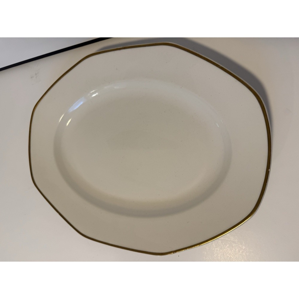 Rare WH Grindley Excelsior Antique Ironstone Octagonal Platters + Oval Bowl 1910 - Picture 14 of 16